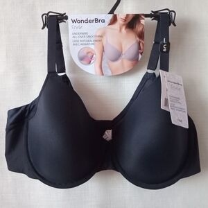 NWT WonderBra Women's Black Underwire Bra Plus Size 40 C